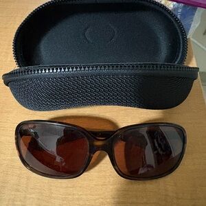 Costa Black and Brown Sunglasses with Case